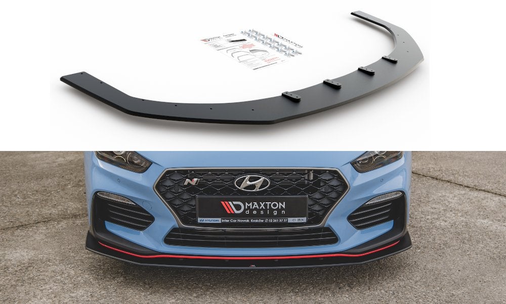 Racing Voorlip sideskirt diffuser splitter Hyundai I30N 18+, Ophalen of Verzenden