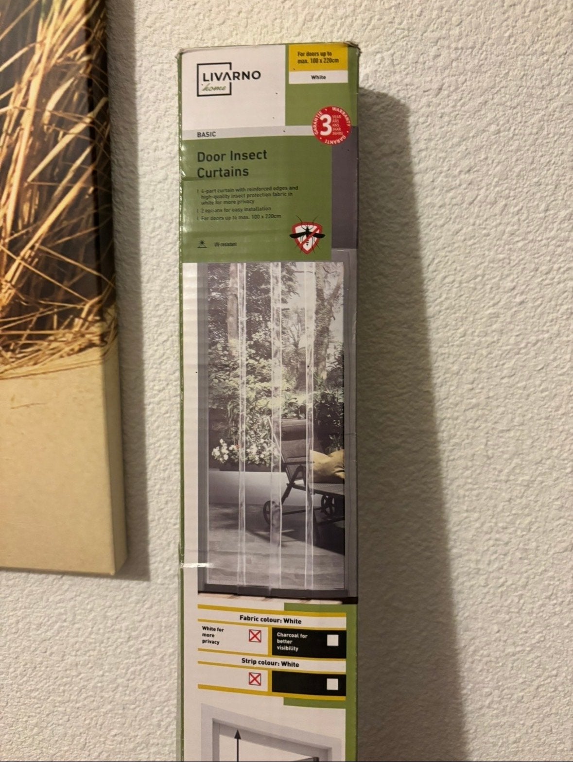 Nieuwe Hordeur Lamellengordijn - Wit, max. 100x220 cm, Ophalen of Verzenden, Nieuw