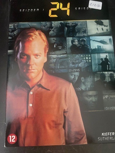 DVD 24 met Kiefer Sutherland seizoen 1 t/m 8, Ophalen, Zo goed als nieuw, Actie en Avontuur, Vanaf 12 jaar