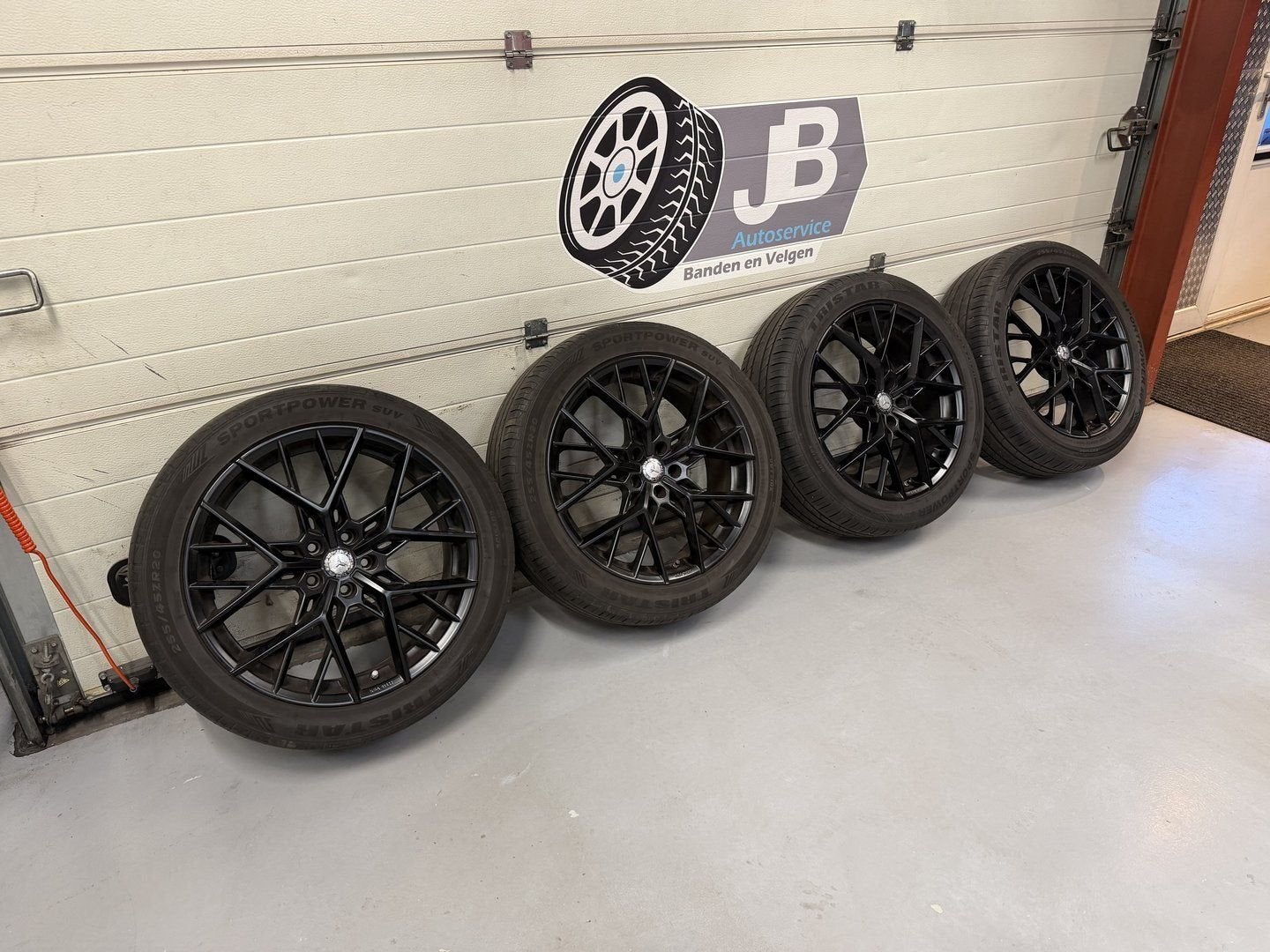 20inch Mercedes Black AMG GTS Style Velgen Set! 5x112 A merk, Gebruikt, 255 mm, -, -