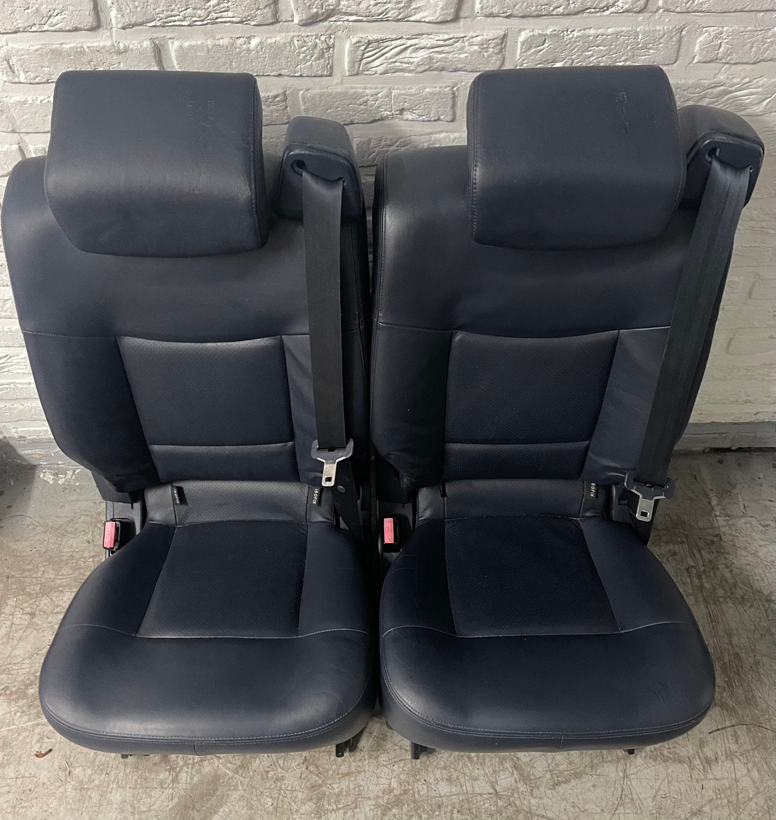 2 Leren Stoelen Renault Espace IV, Bus,Camper,Oldtimer., Ophalen, Gebruikt, Mercedes-Benz