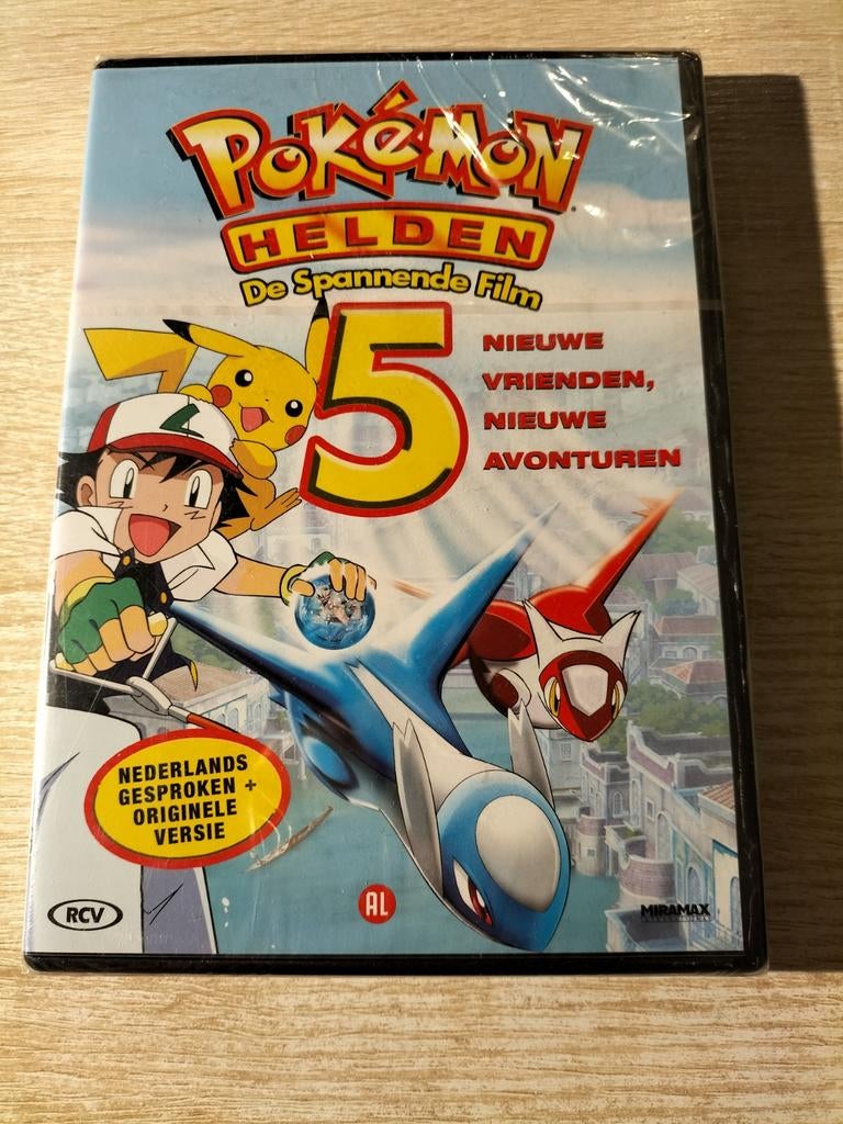 Pokemon 5 helden, Cd's en Dvd's, Dvd's | Tekenfilms en Animatie, Ophalen of Verzenden, Nieuw in verpakking