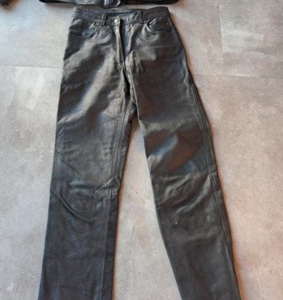 leren broek,motorbroek,rijbroek,motorkleding, Motoren, Ophalen of Verzenden, Tweedehands, Dames, Broek | leer