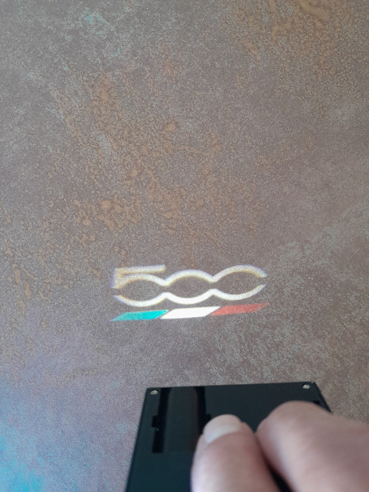 Draadloze Autodeur Projector LED Welkom Verlichting Fiat 500, Auto-onderdelen, Ophalen of Verzenden, Nieuw, Fiat