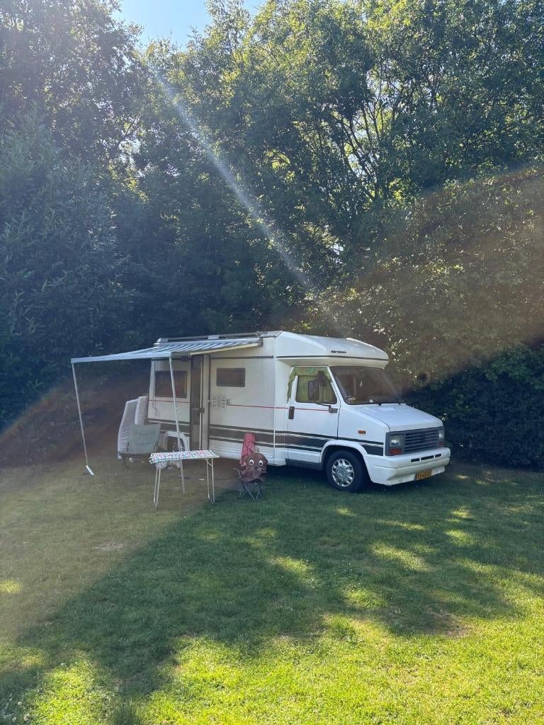 Compacte Bürstner camper | Peugeot J5 | 1990 | benzine, Caravans en Kamperen, Campers, Tot en met 2, Handgeschakeld, Particulier