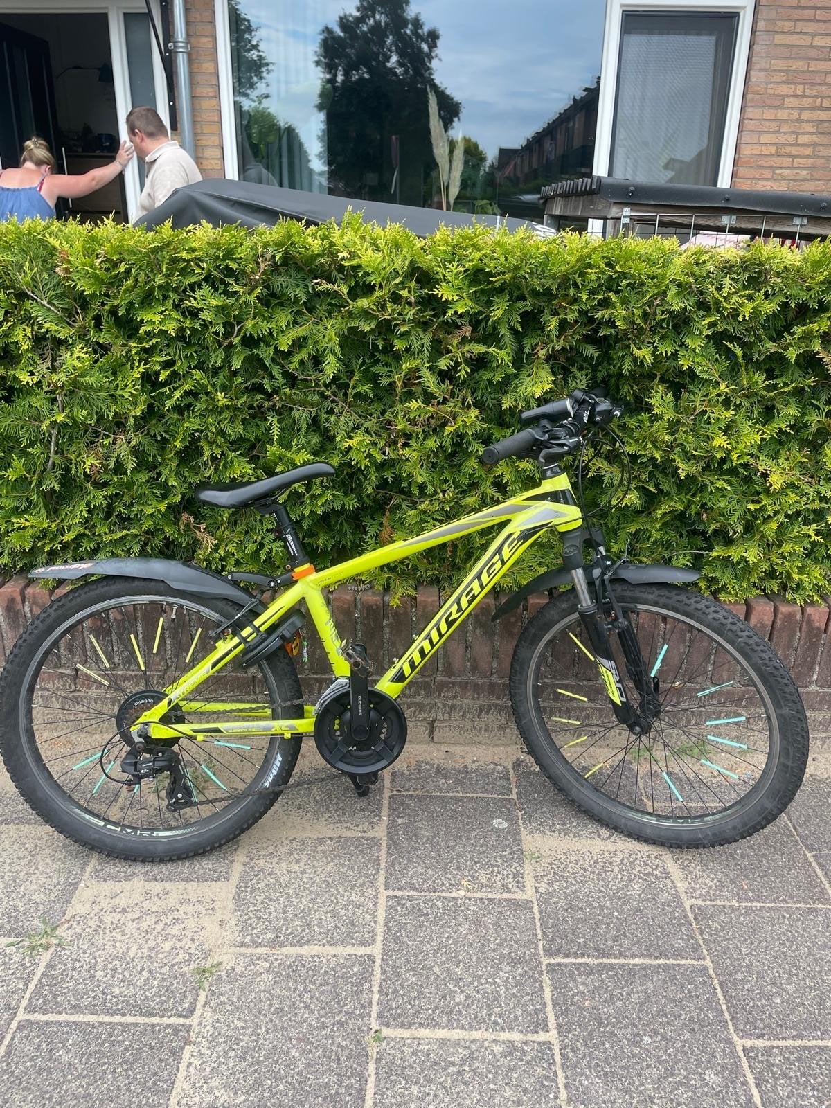 Mirage Limit 24 inch mountainbike - Neon Geel, Fietsen en Brommers, Fietsen | Mountainbikes en ATB, Ophalen, Gebruikt, Overige merken