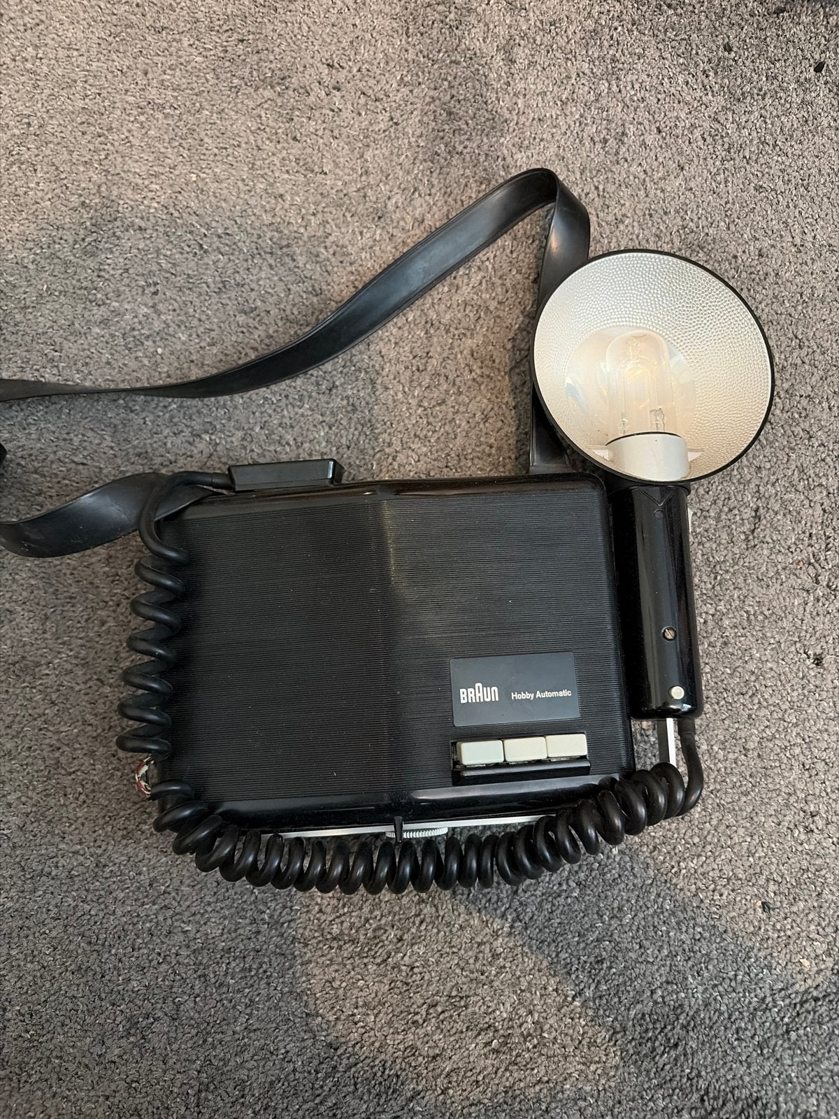 Braun Hobby Automatic flitser - Vintage camera accessoire, Ophalen of Verzenden, Gebruikt, Overige merken