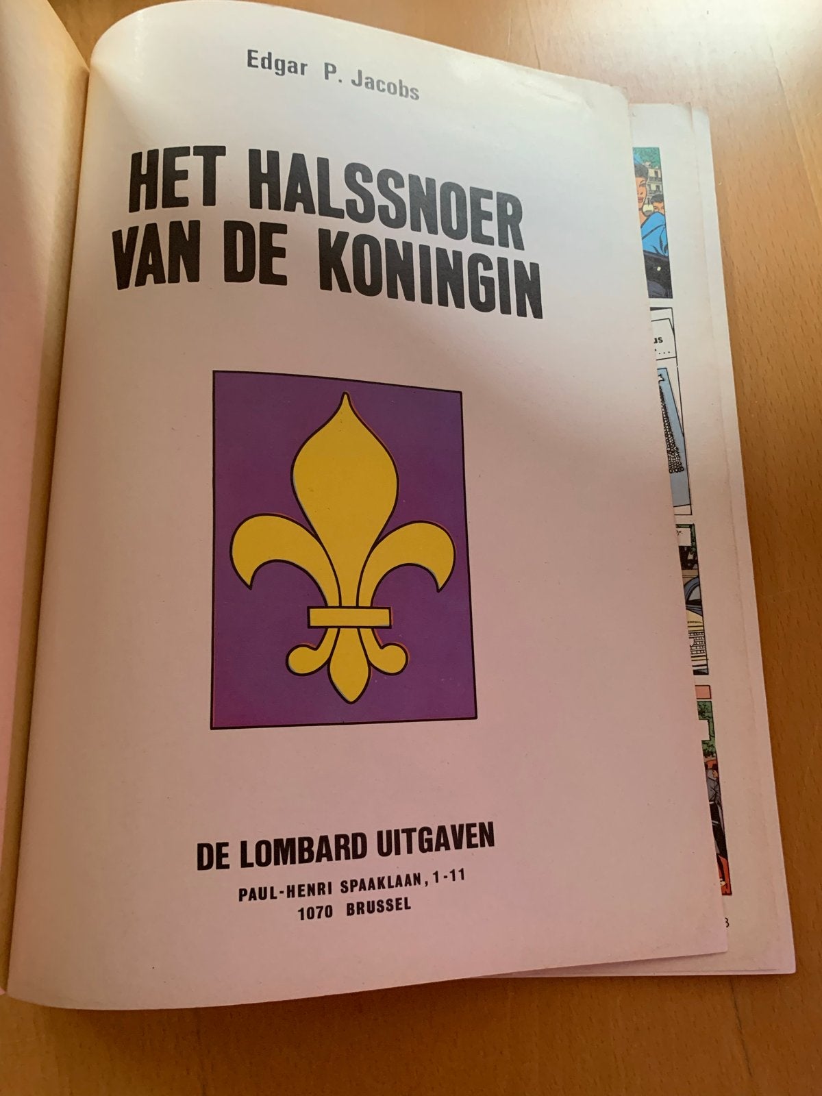 Blake en Mortimer: Het Halssnoer van de Koningin (1967), Eén stripboek, Ophalen of Verzenden, Gelezen