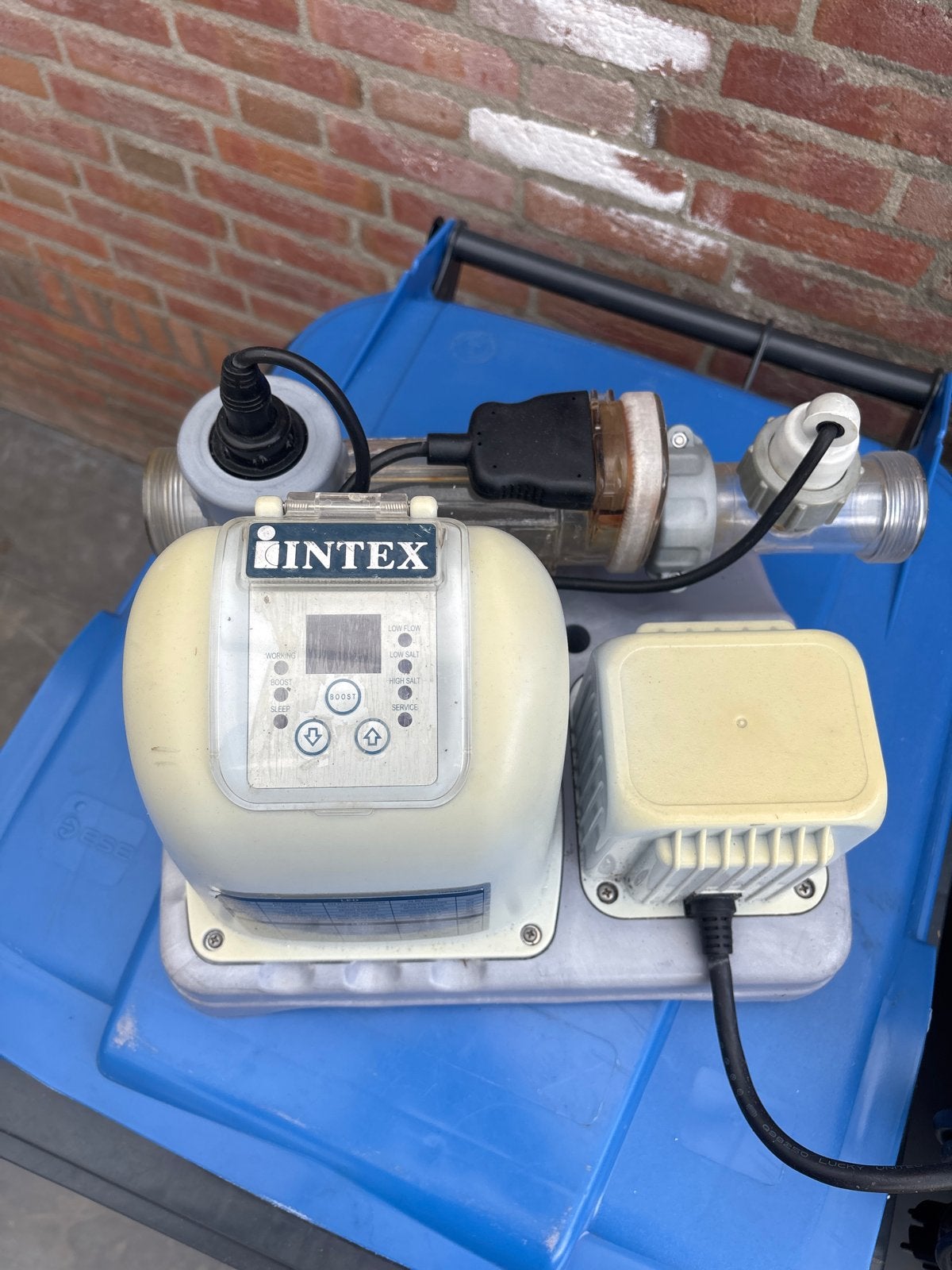 Intex zoutwatersysteem voor zwembad, Tuin en Terras, Zwembad-toebehoren, Ophalen, Gebruikt, Overige typen