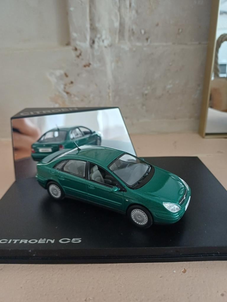 Citroën C5 Norev 1/43 - Groen Vakantiedeals, Ophalen of Verzenden, Zo goed als nieuw, Auto, Norev