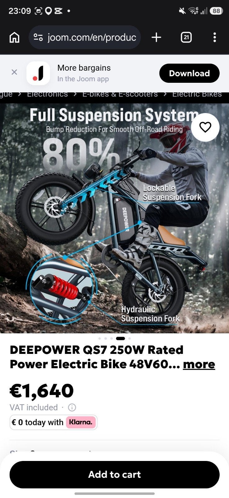 deepower fatbike, Ophalen, Overige typen