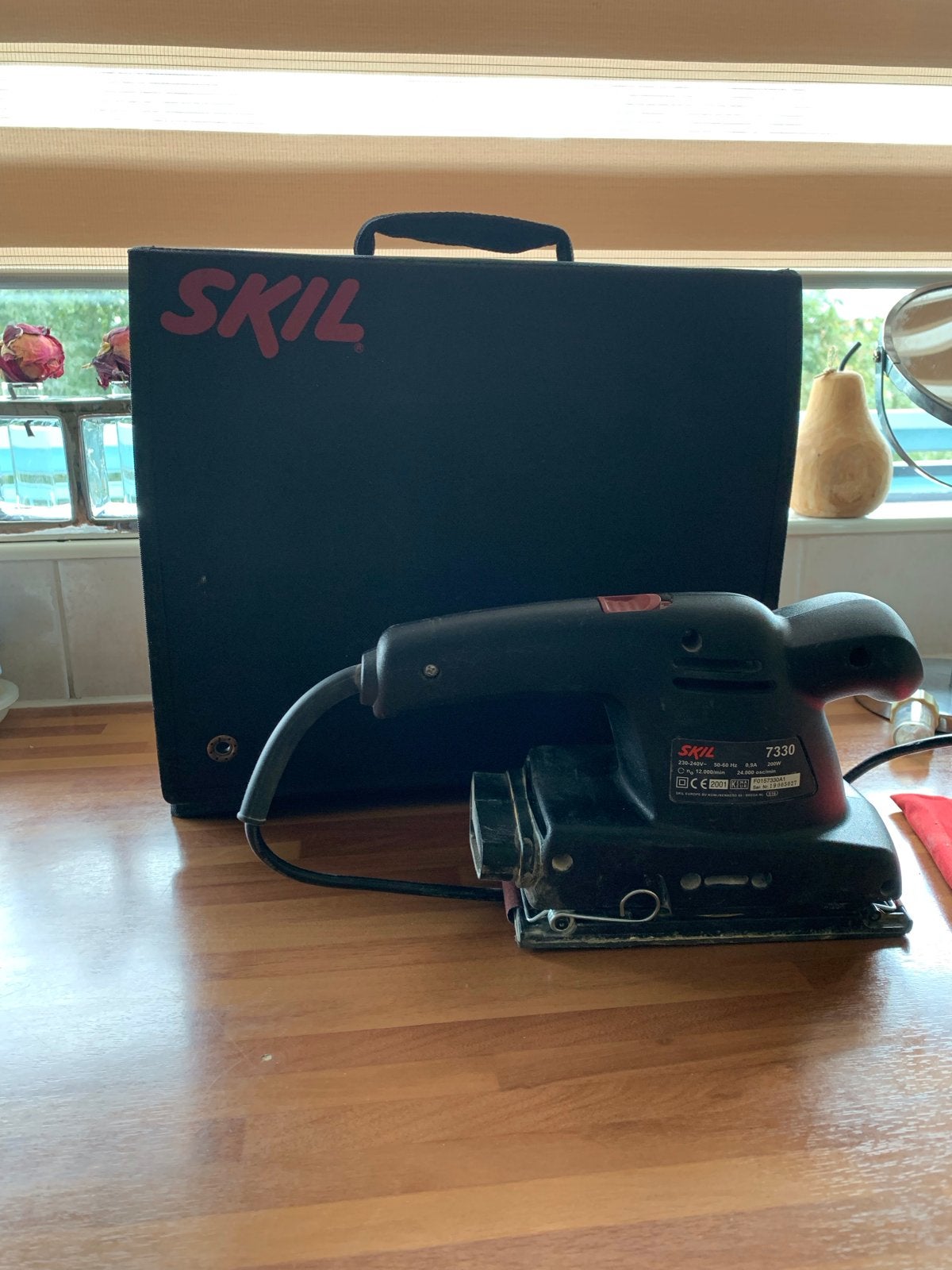 Skil Schuurmachine 7330 - Gebruikt maar in goede staat, Ophalen of Verzenden, Gebruikt, Minder dan 600 watt, Vlakschuurmachine
