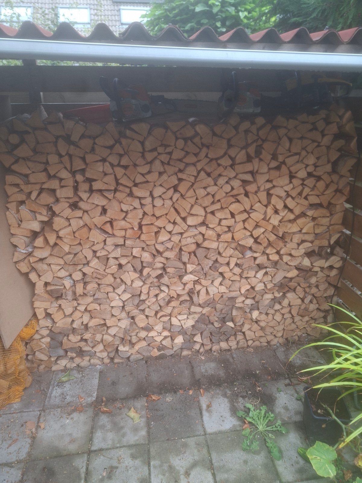 Mooie partij droog Berkenhout - stookklaar, Minder dan 3 m³, Ophalen, Berkenhout, Blokken