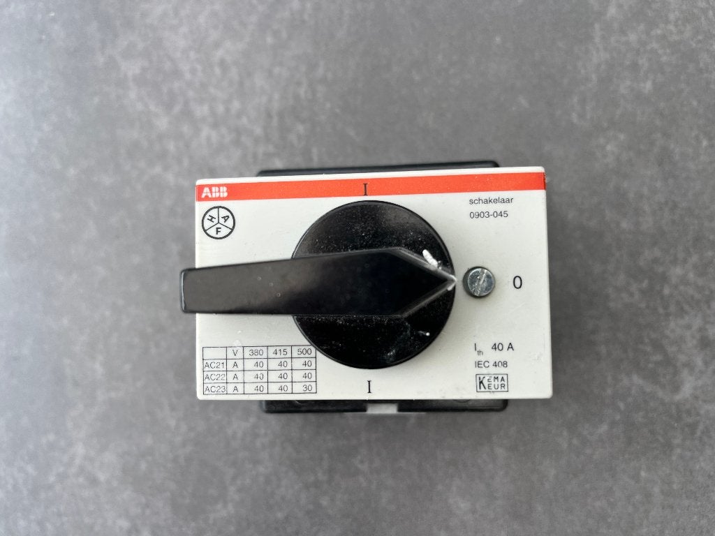 ABB HAF Hoofdschakelaar, Ophalen of Verzenden, Gebruikt, Schakelaar