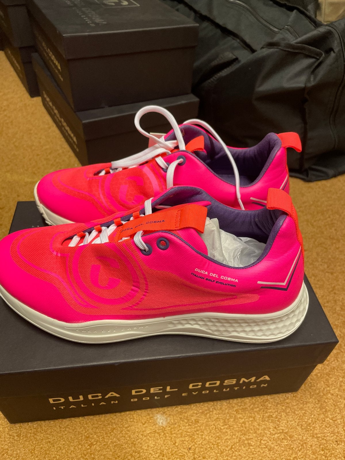 Duca del Cosma golfschoenen dames - Wildcat Pink Fluo - Maat, D, Sportschoenen, Nieuw, Ophalen of Verzenden