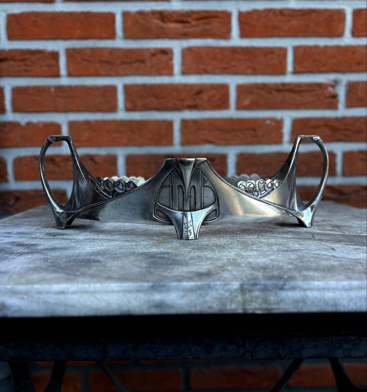 Antieke WMF Jugendstil jardinière – ca. 1903–1910, Ophalen of Verzenden, Zilver