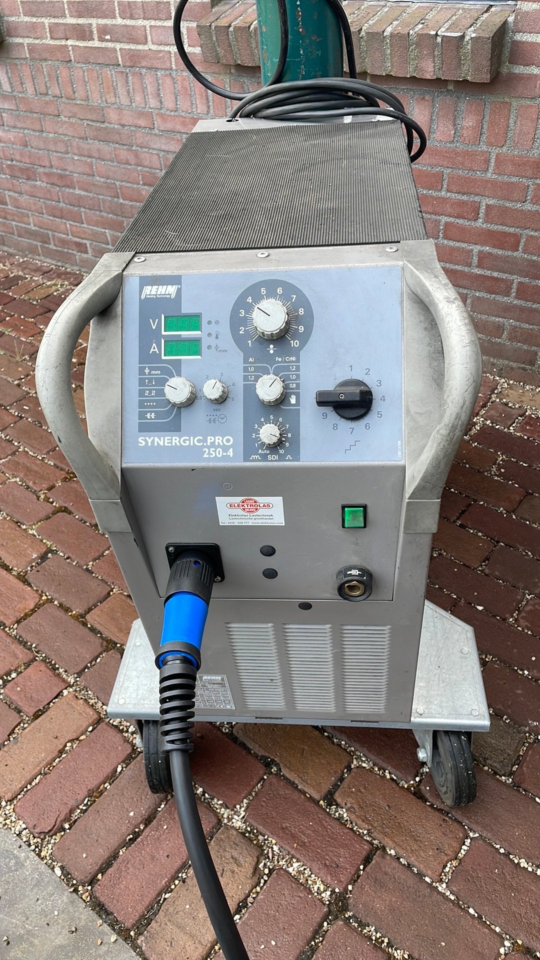 Rehm synergic pro 250-4 mig mag lasapparaat, Ophalen, Zo goed als nieuw, 150 tot 250 ampère, Co2