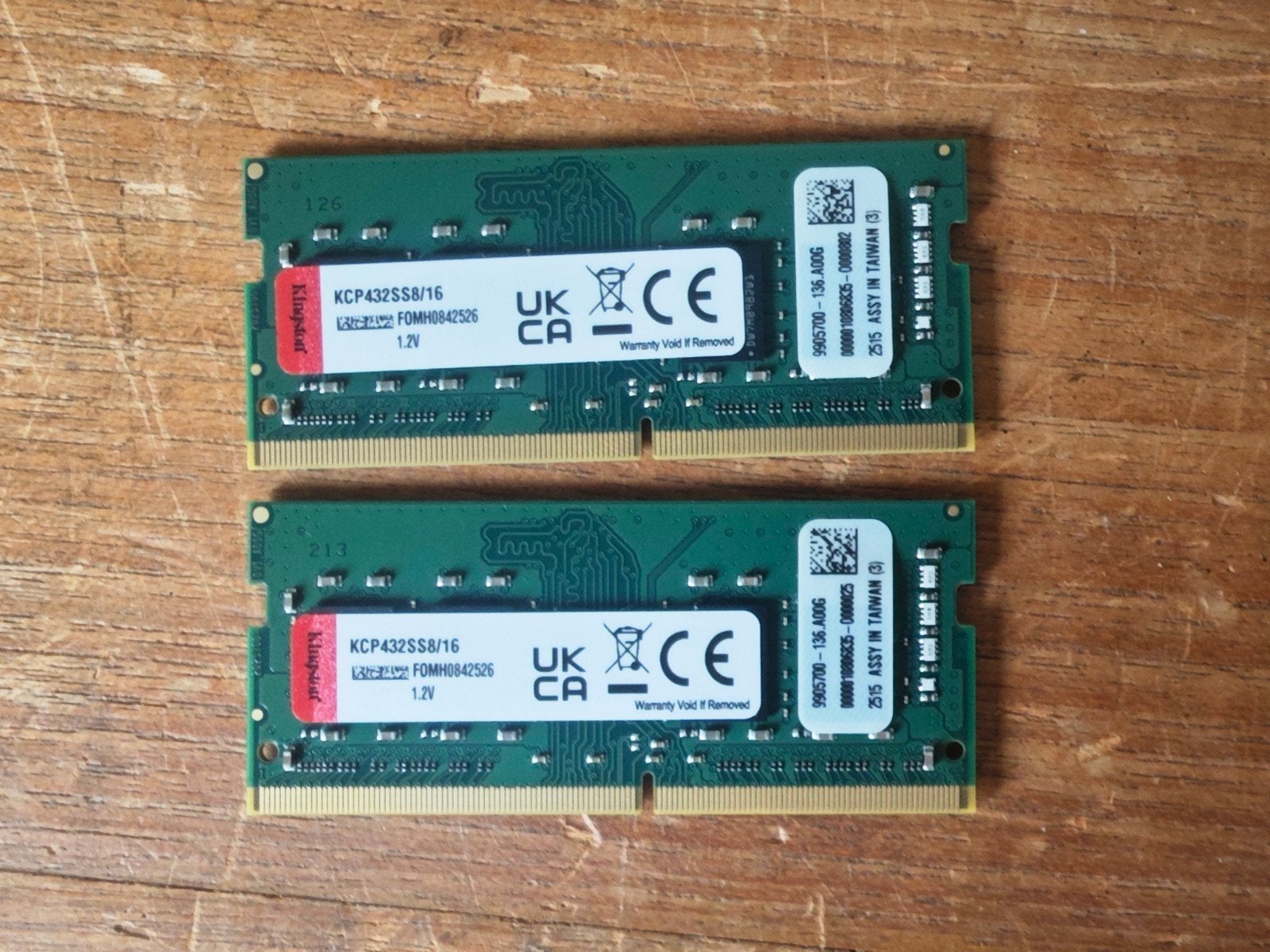 2x 16GB Kingston 3200 MHz DDR4 SODIMM Meerdere op voorraad, Computers en Software, RAM geheugen, 32 GB, ., DDR4, Ophalen of Verzenden