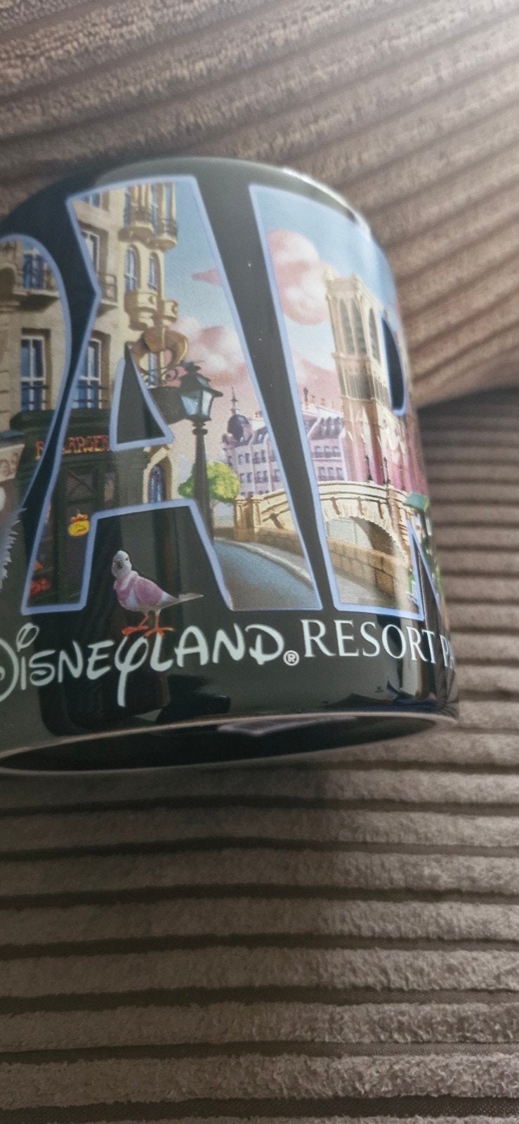 Disney Mickey & Minnie Mok - Disneyland Parijs, Huis en Inrichting, Ophalen of Verzenden, Zwart, Steen/keramiek, Overige merken