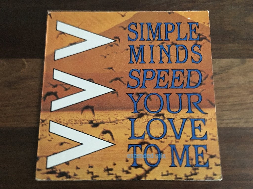 Vinyl Maxisingle Simple Minds Speed Your Love To Me UK, Gebruikt, Ophalen of Verzenden, Pop, EP