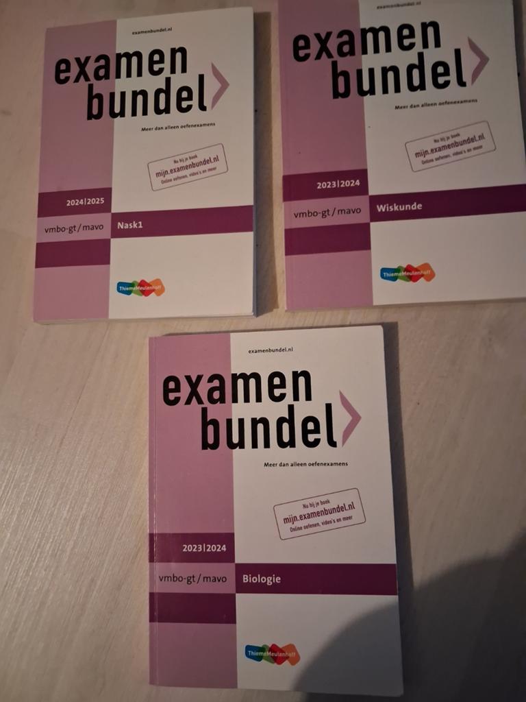 Examen bundel boeken, Ophalen of Verzenden, Zo goed als nieuw, HAVO