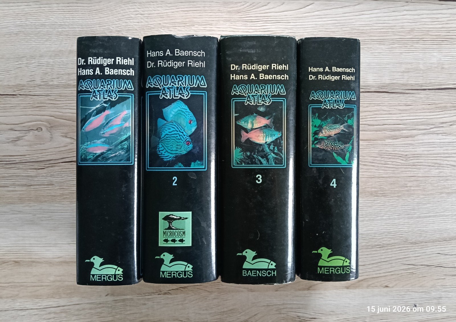 Mergus Aquarium Atlas.
Engelstalige editie. Deel 1 t/m 4, Ophalen of Verzenden, Gebruikt