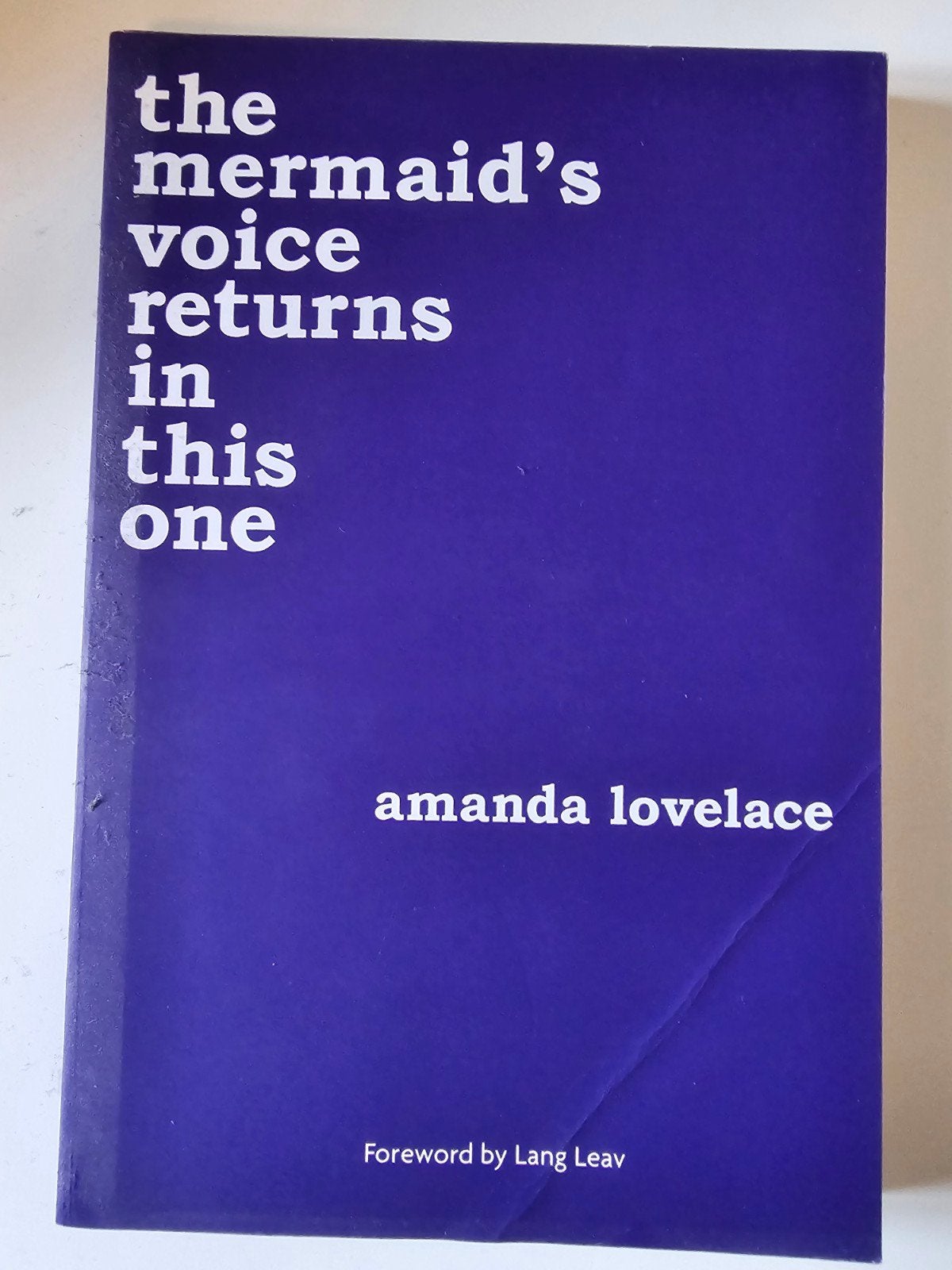 The mermaid,s voice returns in this one, amanda lovelace, Ophalen of Verzenden