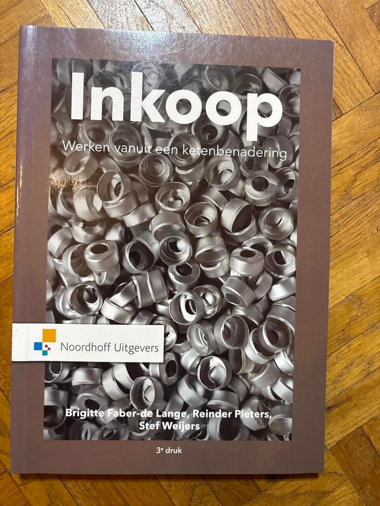 Inkoop: Werken vanuit een ketenbenadering, Boeken, Ophalen of Verzenden, Gamma, Zo goed als nieuw, HBO