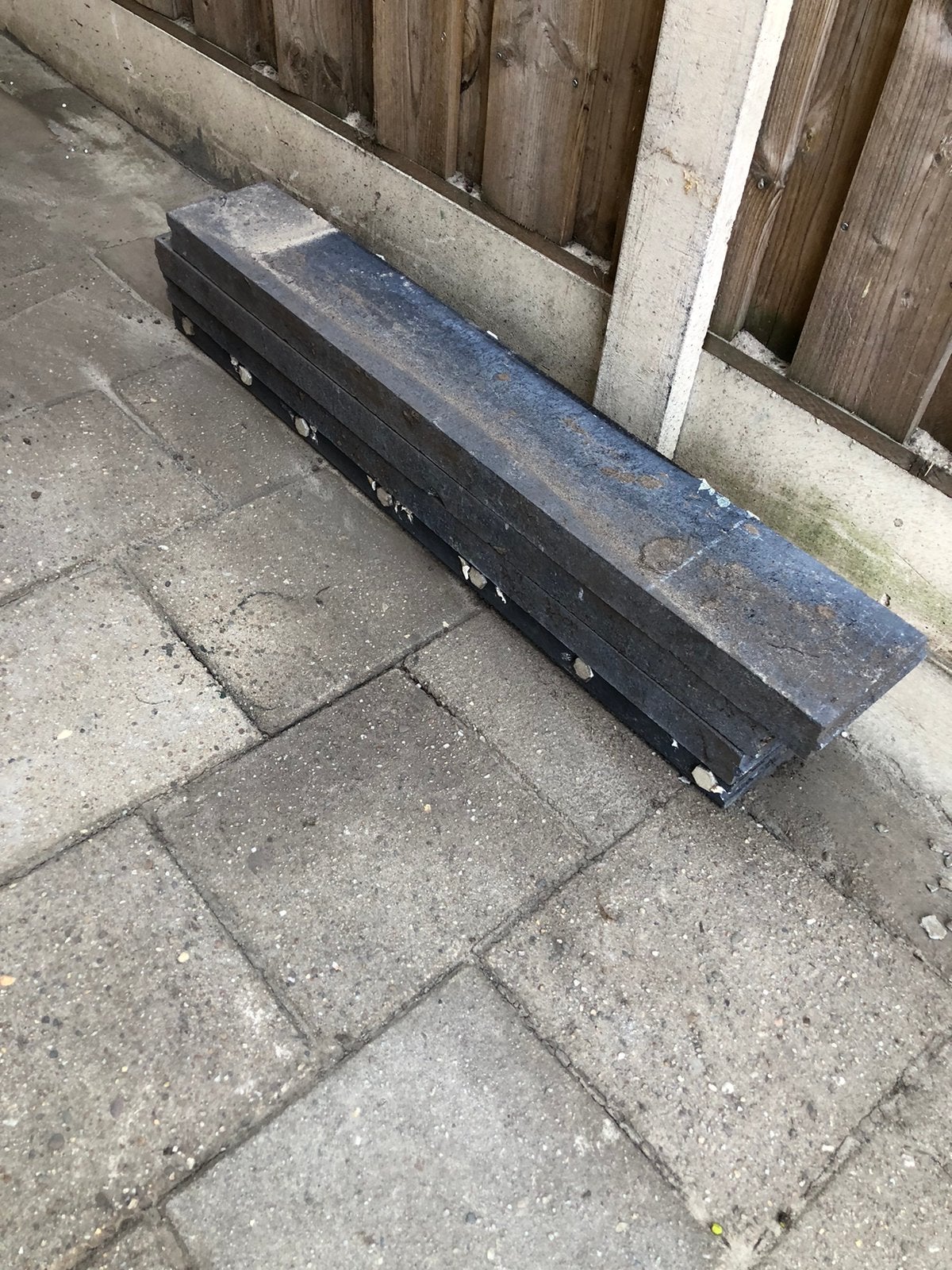 Opsluit banden antraciet, Ophalen, Zo goed als nieuw, Minder dan 100 cm, Minder dan 25 cm