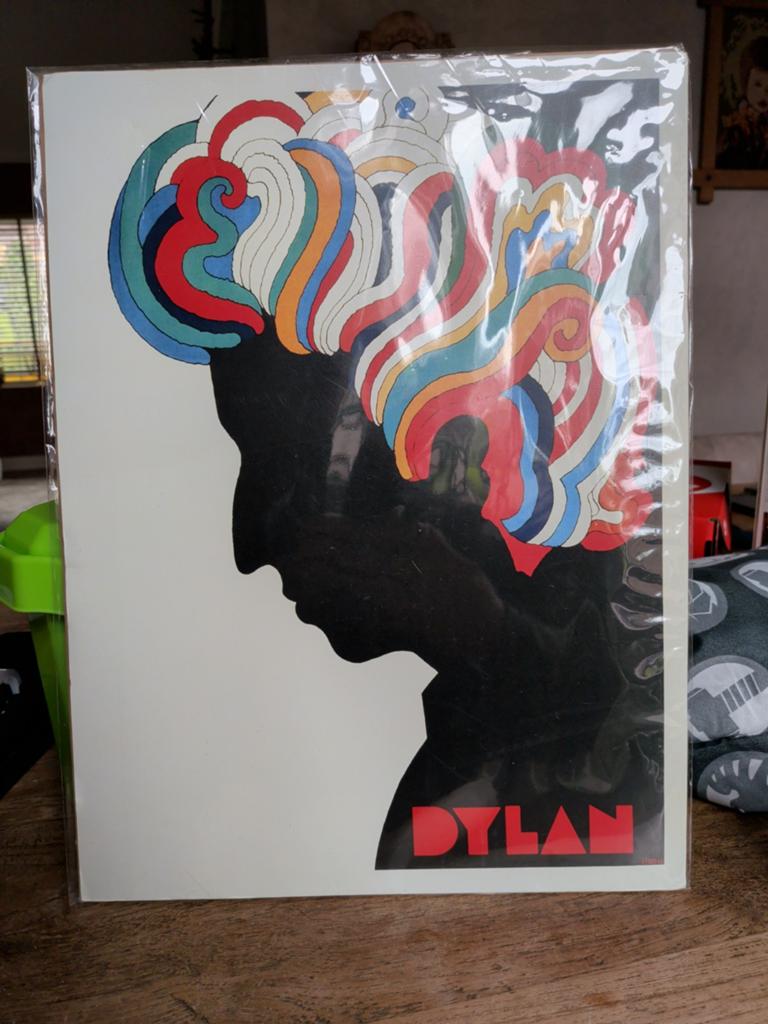 Bob Dylan - Greatest Hits Album Cover Poster, Ophalen of Verzenden, 1960 - 1969, Zo goed als nieuw
