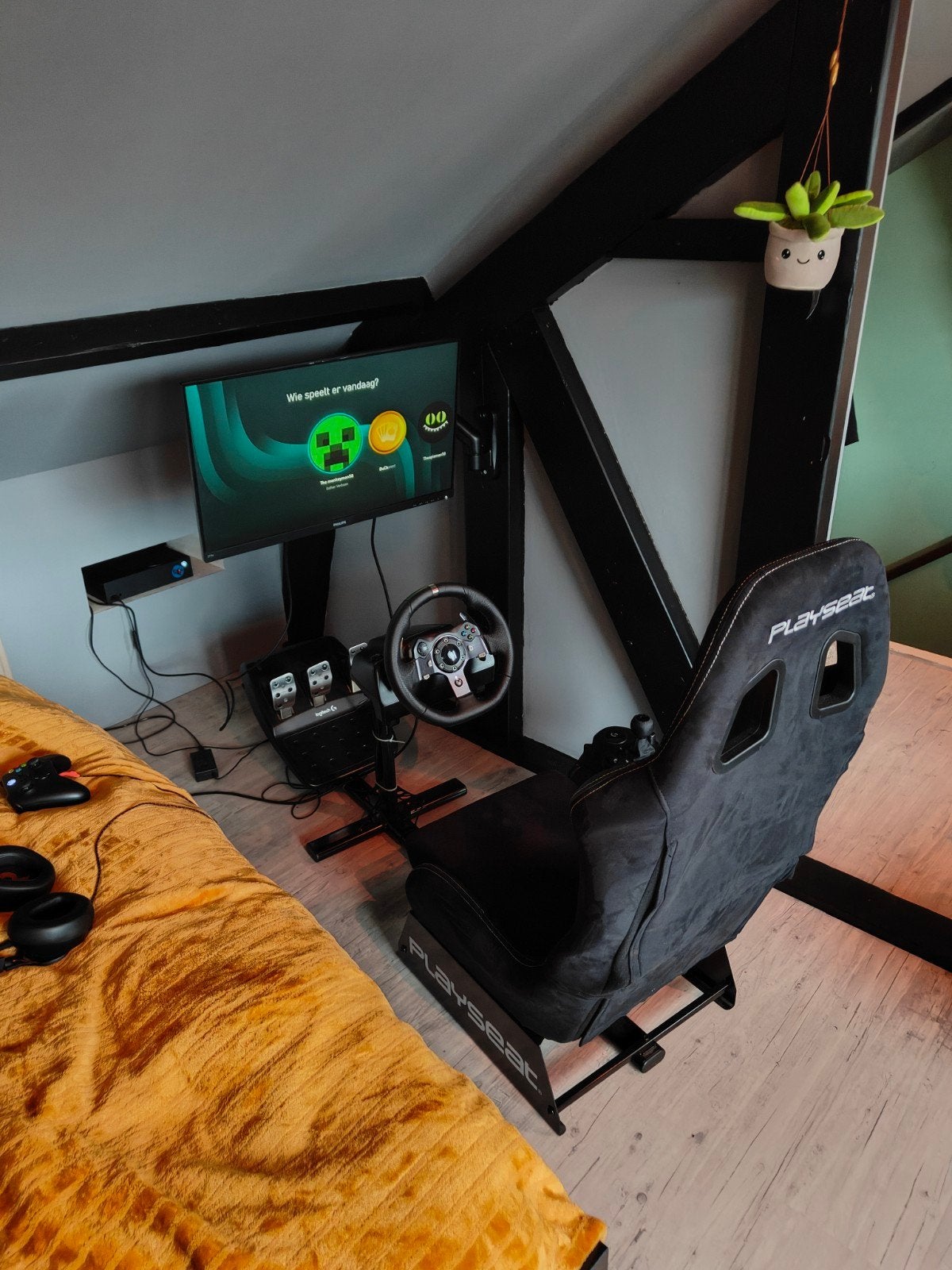 Logitech G920 Xbox set met Shifter en Playseat Evolution, Racestoel, Force feedback, Xbox, Ophalen of Verzenden