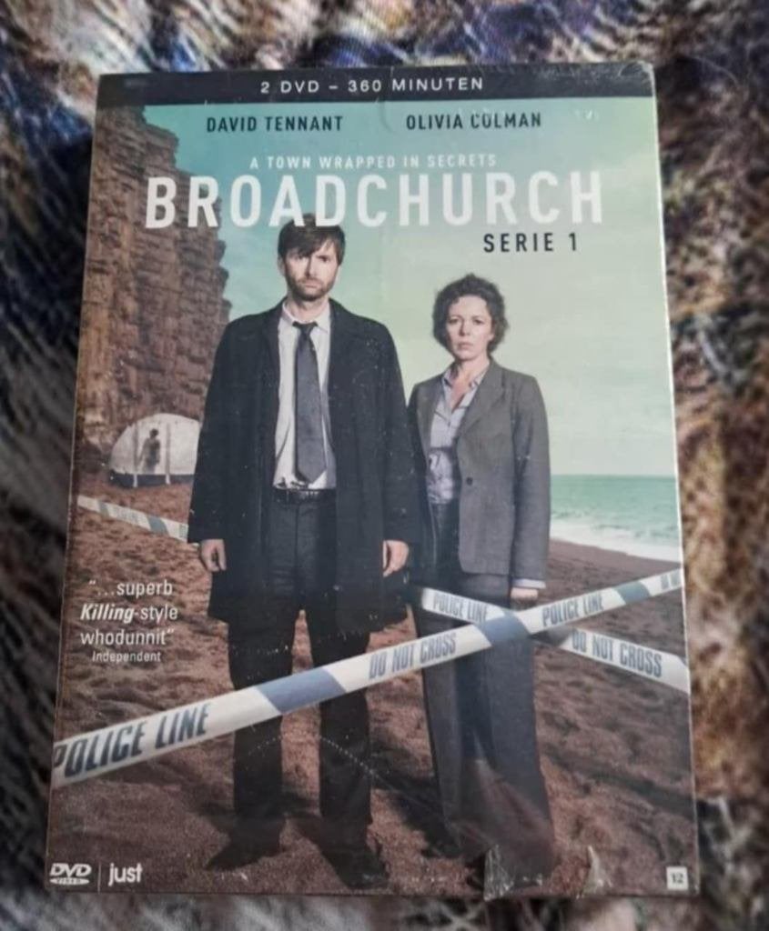 Broadchurch seizoen 1 nieuw in seal op dvd, Vanaf 12 jaar, Ophalen, Nieuw in verpakking, Thriller