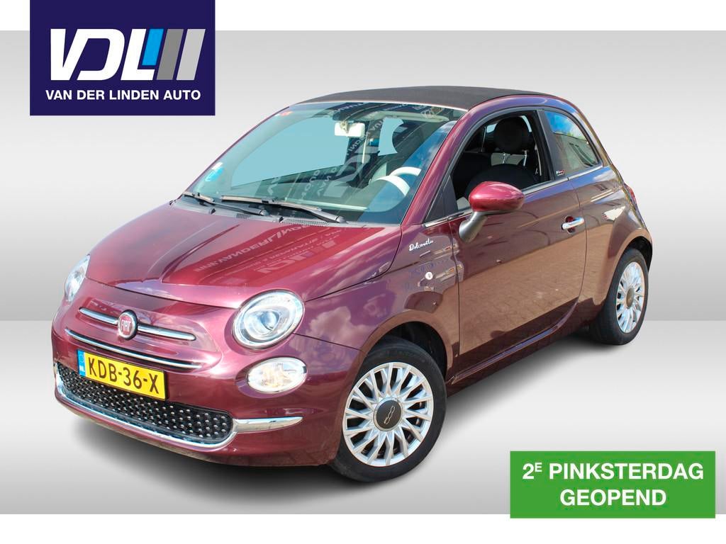 Fiat 500C 1.0 Hybrid Dolcevita Apple carplay/ Android auto l, Auto's, Fiat, Voorwielaandrijving, Gebruikt, Cabriolet, 4 stoelen