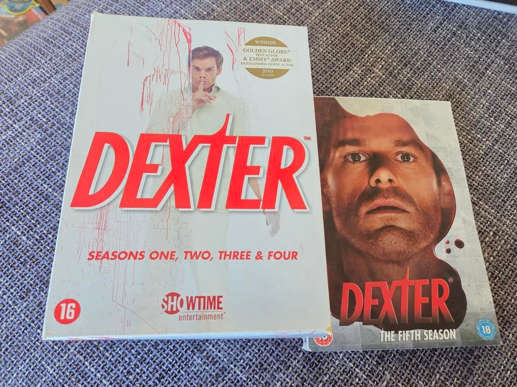 Dexter seizoenen 1 t/m 5, Cd's en Dvd's, Dvd's | Tv en Series, Ophalen of Verzenden