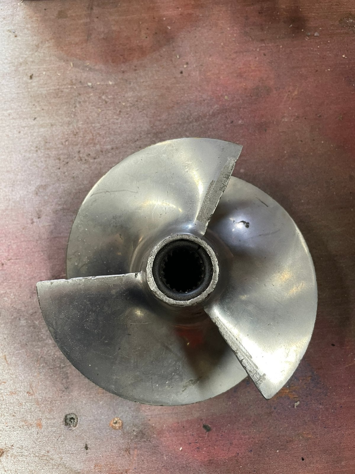 RVS impeller Kawasaki 750 Jetski, Ophalen of Verzenden, Gebruikt, Motor en Techniek