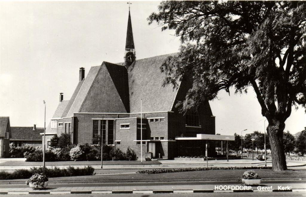 Hoofddorp, Geref. Kerk - ongelopen, Ophalen of Verzenden, 1960 tot 1980, Ongelopen, Noord-Brabant