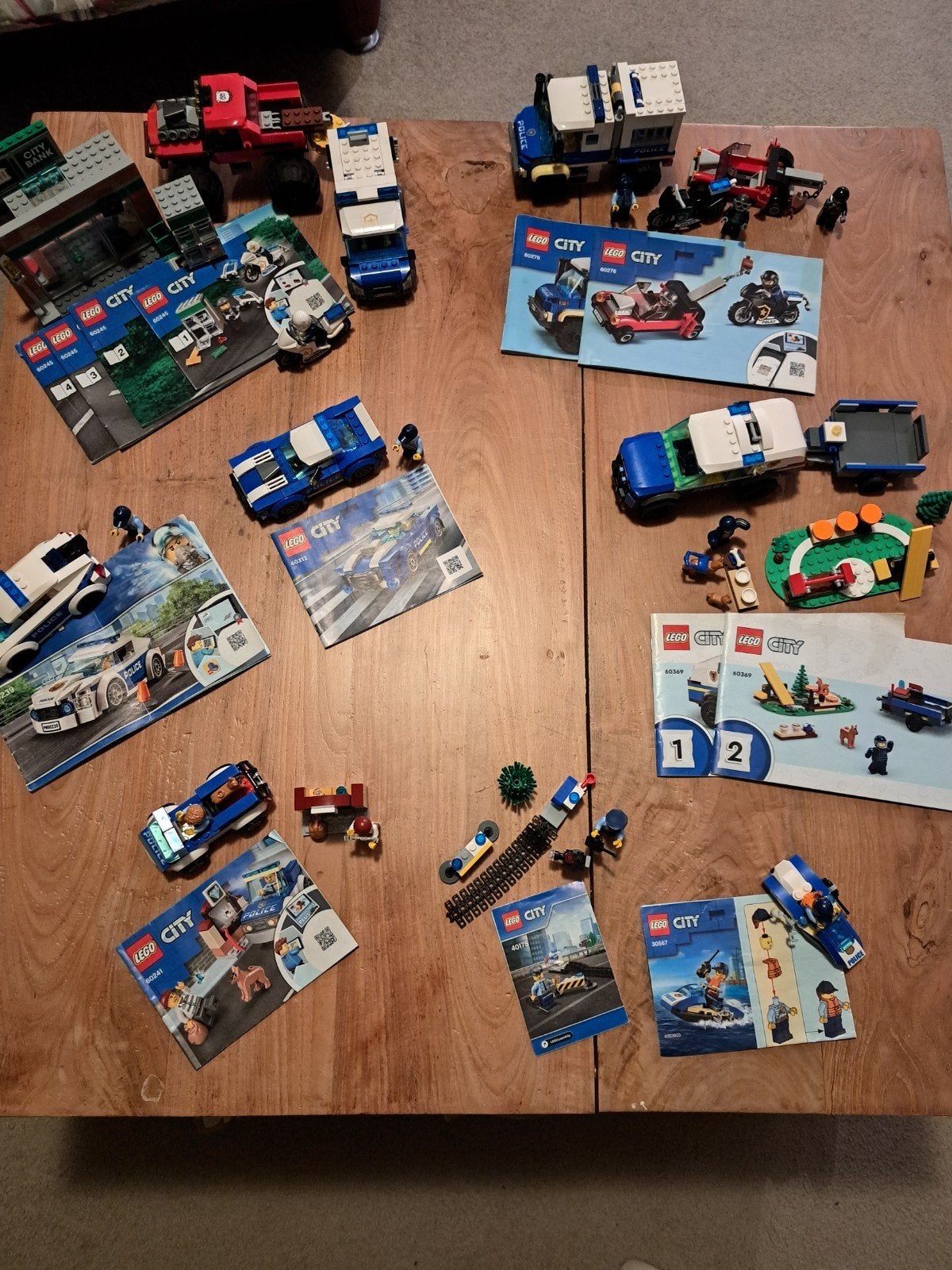8 sets Politie Lego, Kinderen en Baby's, Speelgoed | Duplo en Lego, Lego, Ophalen of Verzenden, Compleet, Complete set