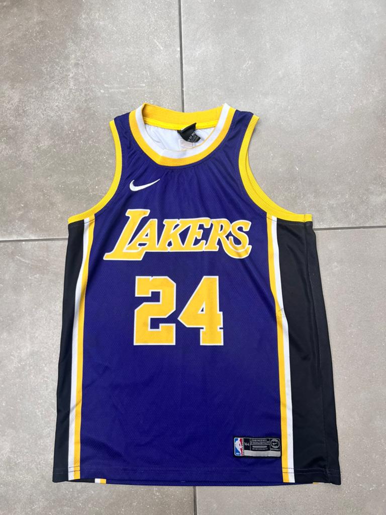 NIKE ORIGINELE NBA LAKERS BRYANT JERSEY BASKETBAL SHIRT 164, Ophalen of Verzenden, Zo goed als nieuw, Kleding