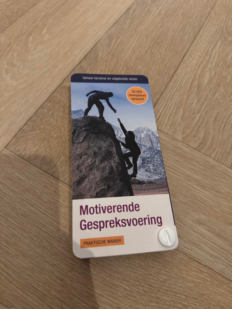Motiverende Gespreksvoering Praktische waaier, Boeken, Ophalen of Verzenden, Beta, Nieuw, HBO