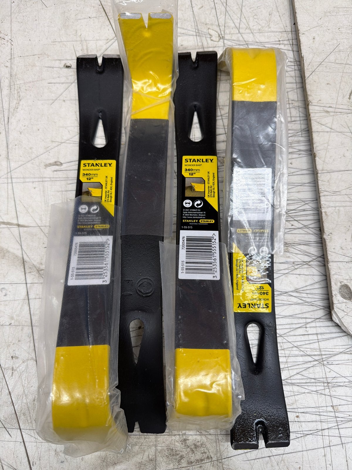 4 stuks STANLEY Wonder Bar Koevoet 340 mm (12”) – Nieuw, Ophalen of Verzenden
