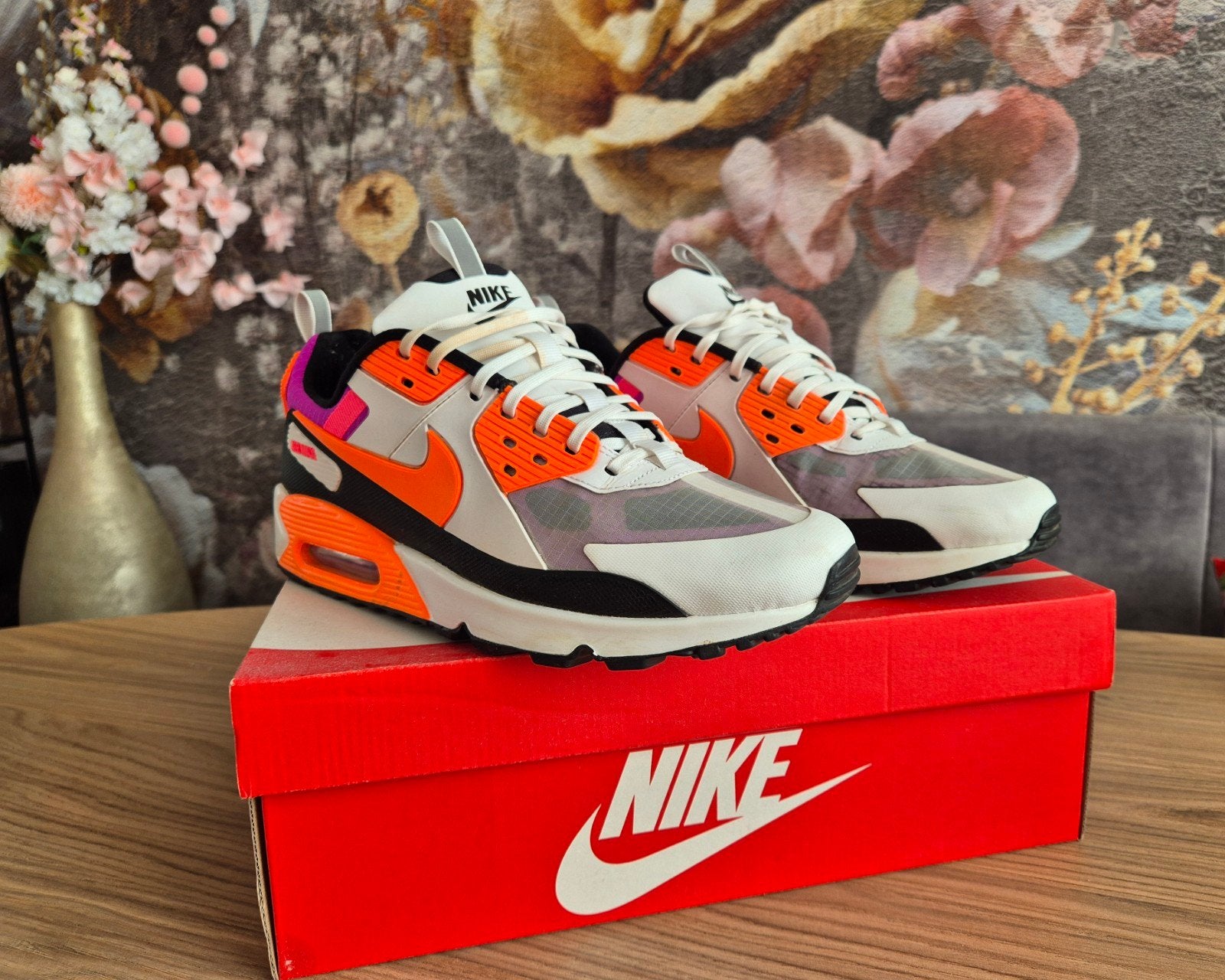 Nike Air Max 90 Drift Pink Orange - Maat 45, Ophalen, Zo goed als nieuw, Overige kleuren