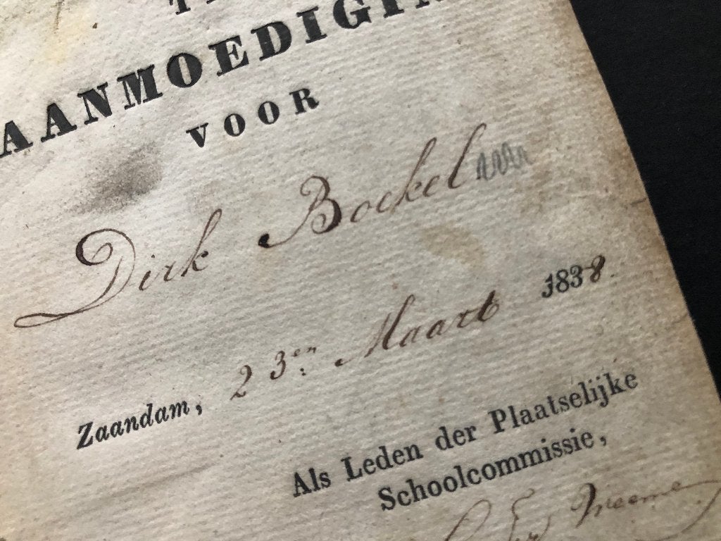 Historische prentenbijbel voor kinderen uit 1828., Antiek en Kunst, Ophalen of Verzenden
