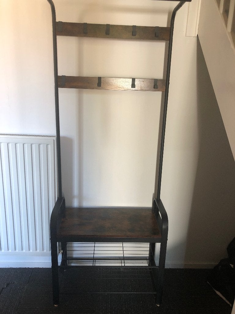 Garderborberek. Kapstok en schoenrek, Gebruikt, Minder dan 100 cm, Hout, Ophalen