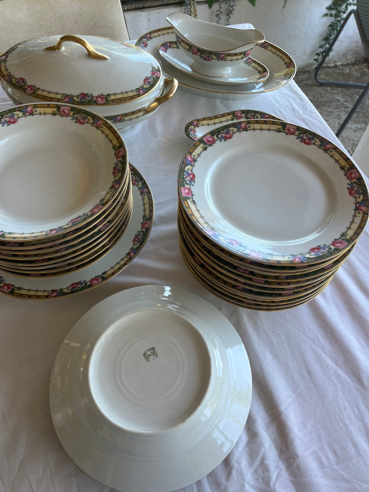 Vintage (antiek) servies Limoges porselein 1, Ophalen