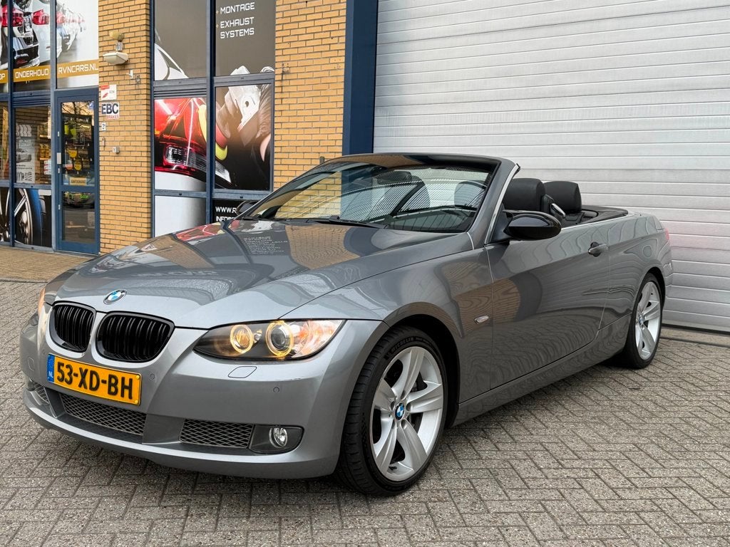 BMW 3-serie Cabrio 335i High Executive, apple carplay, pdc a, Automaat, Achterwielaandrijving, Gebruikt, Zwart
