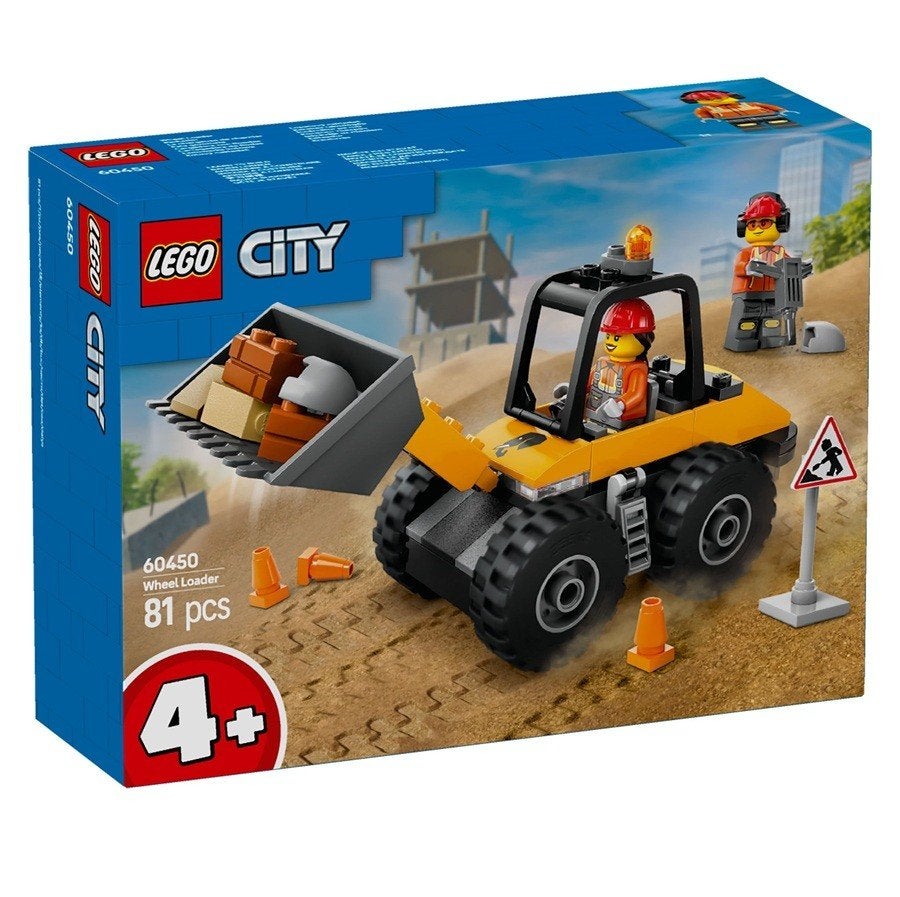 LEGO City 60450 Gele Wiellader * ‘t LEGOhuis *, Lego, Nieuw, Ophalen of Verzenden, X