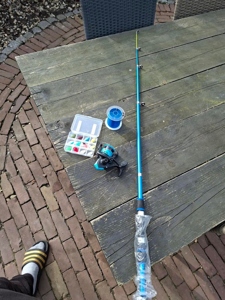 180 hengel ..molen ...snoer en blikers, Ophalen of Verzenden, Nieuw, Molen