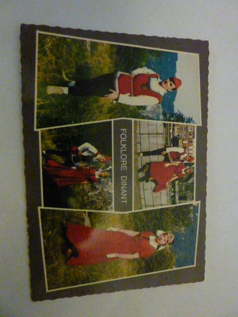 Ansicht België - Folklore Dinant, Verzenden, Gelezen
