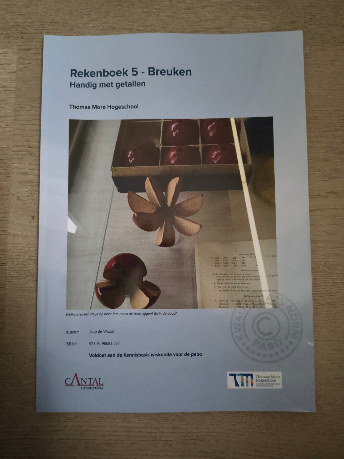 Rekenboek 5 - Breuken: Handig met getallen, Zo goed als nieuw, Jaap de Waard, Beta, HBO