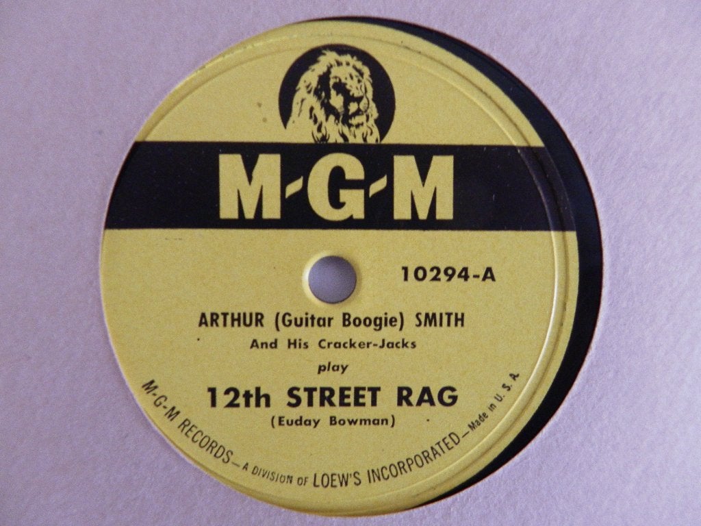 78 Toerenplaat Arthur(Guitar Boogie) Smith -Once Upon A Time, 10 inch, Ophalen of Verzenden, Zo goed als nieuw, Overige typen
